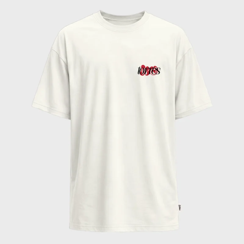 Oversized Unisex Shirt off-white von Mo-Torres, Vorderseite